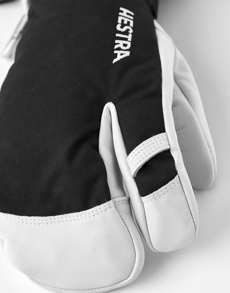 ARMY LEATHER HELI SKI 3-FINGER